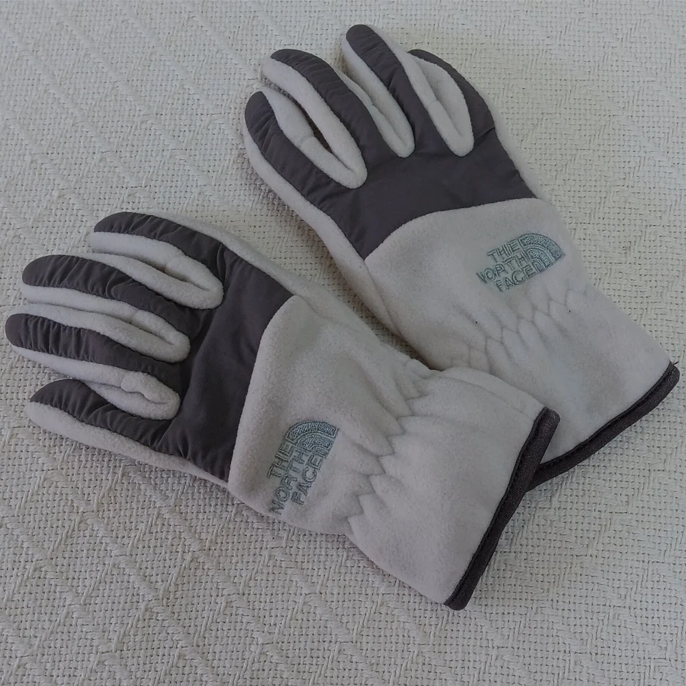 The North Face Women's Denali Winter Thermal Gloves White Pache Gray XS/TP